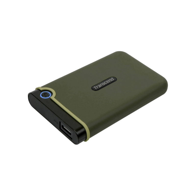 Внешний жесткий диск 1.0TB Transcend StoreJet 25M3G, Military Green