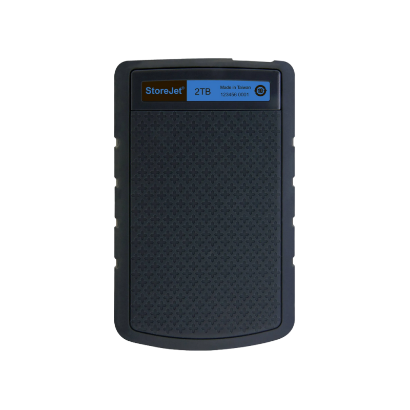 Внешний жесткий диск 2.0TB Transcend StoreJet 25H3B Rubber, Gray/Blue