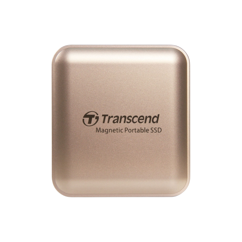 4.0TB  Transcend Portable SSD ESD420 Rose Gold, USB-C 3.2 20Gbps (69.5x63x10mm, 48g, R/W:2000/2000 MB/s, Magnetic 