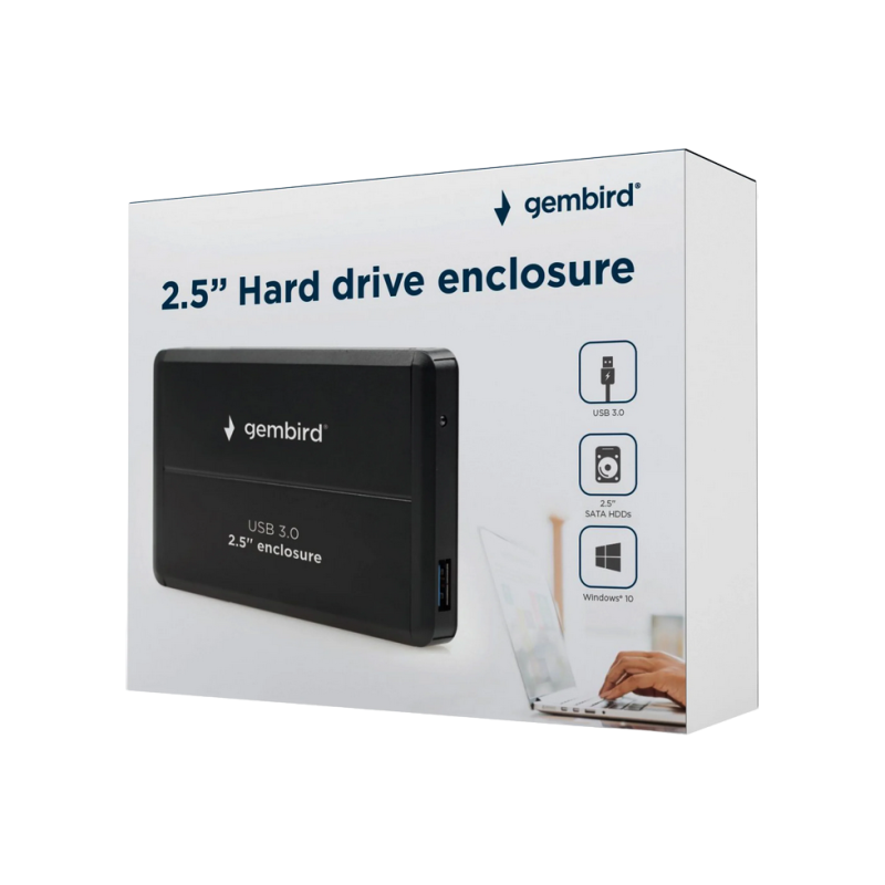 Внешний корпус жесткого диска Gembird EE2-U3S-2, Black