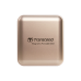 1.0TB  Transcend Portable SSD ESD420 Rose Gold, USB-C 3.2 20Gbps (69.5x63x10mm, 48g, R/W:2000/2000 MB/s, Magnetic 