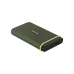 Внешний SSD 4.0TB Transcend ESD380C, Military Green