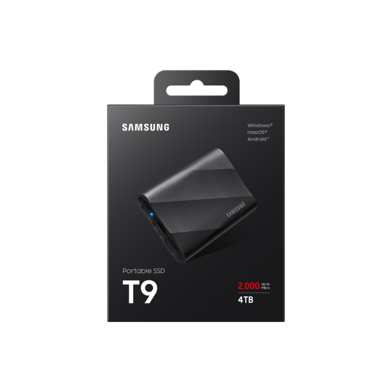 Внешний SSD 4.0TB Samsung T9, Black