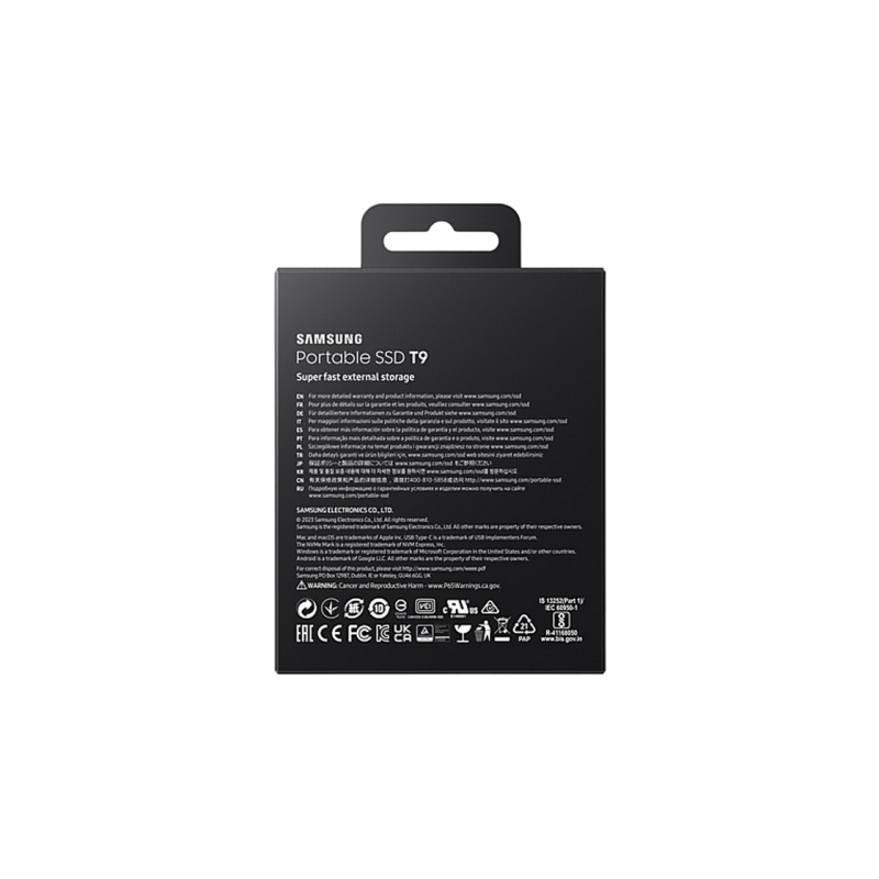 Внешний SSD 1.0TB Samsung T9, Black