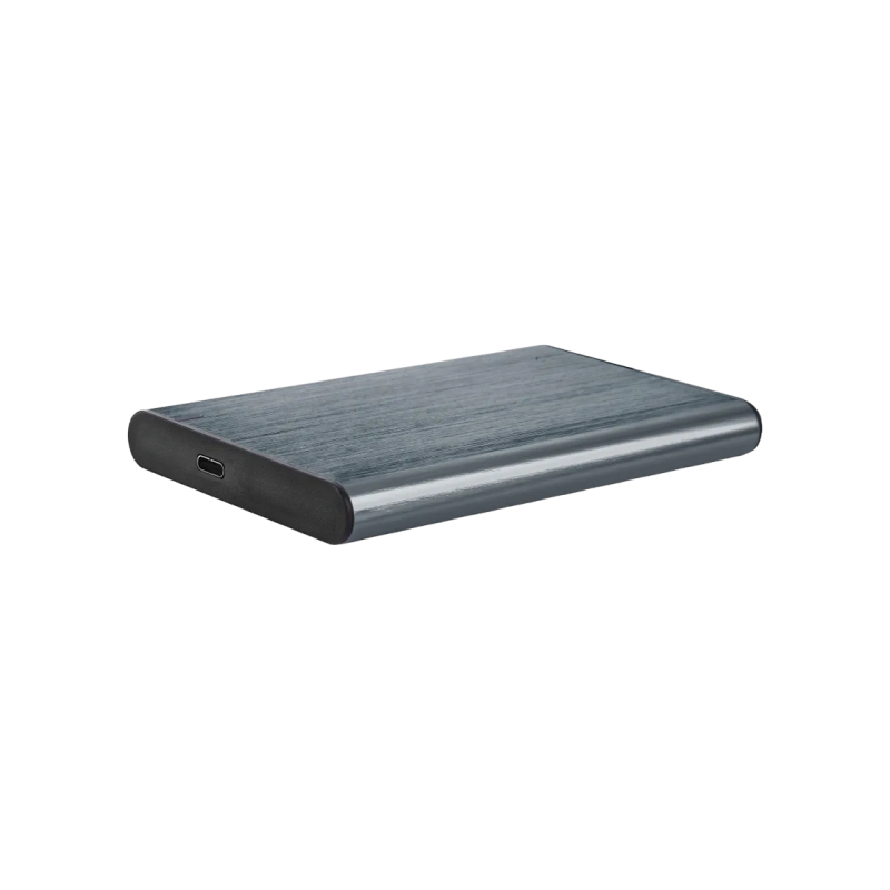 2,5" SATA HDD/SSD 9,5 мм внешний корпус Type-C, Gembird "EE2-U3S-6-GR", алюминий, серый