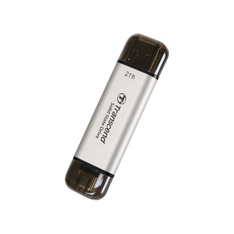 Внешний SSD 2.0TB Transcend ESD310S, Silver