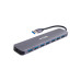 USB 3.0 концентратор 7 портов D-link "DUB-1370/B2A", быстрая зарядка, адаптер питания