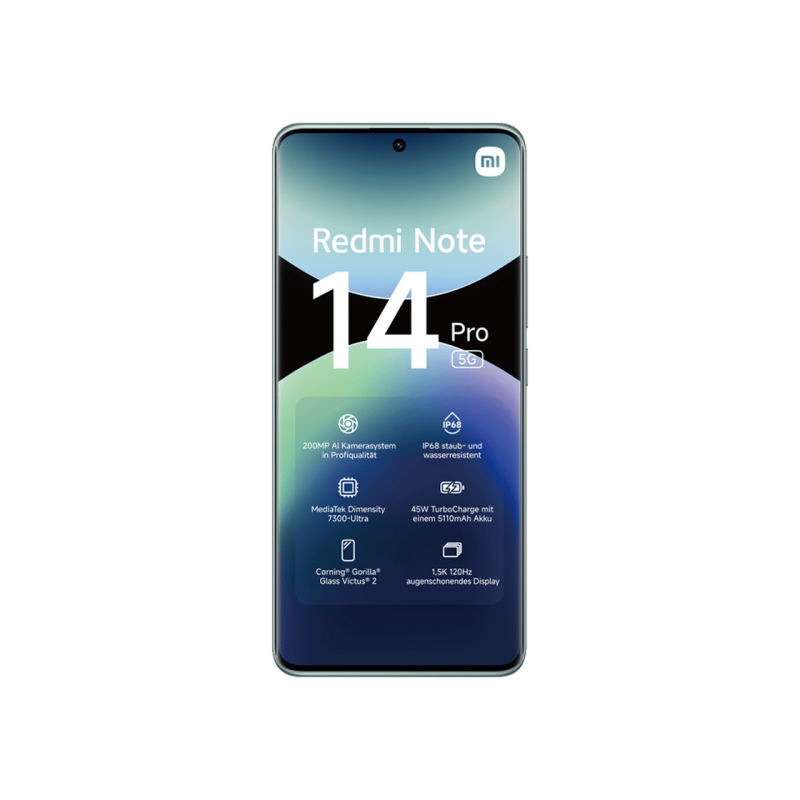 Redmi Note 14 Pro 5G 8/256 ГБ EU Coral Green