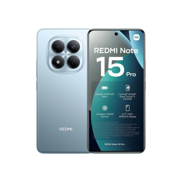 Xiaomi Redmi Note 15 Pro 4G 12/512GB EU Glacier Blue