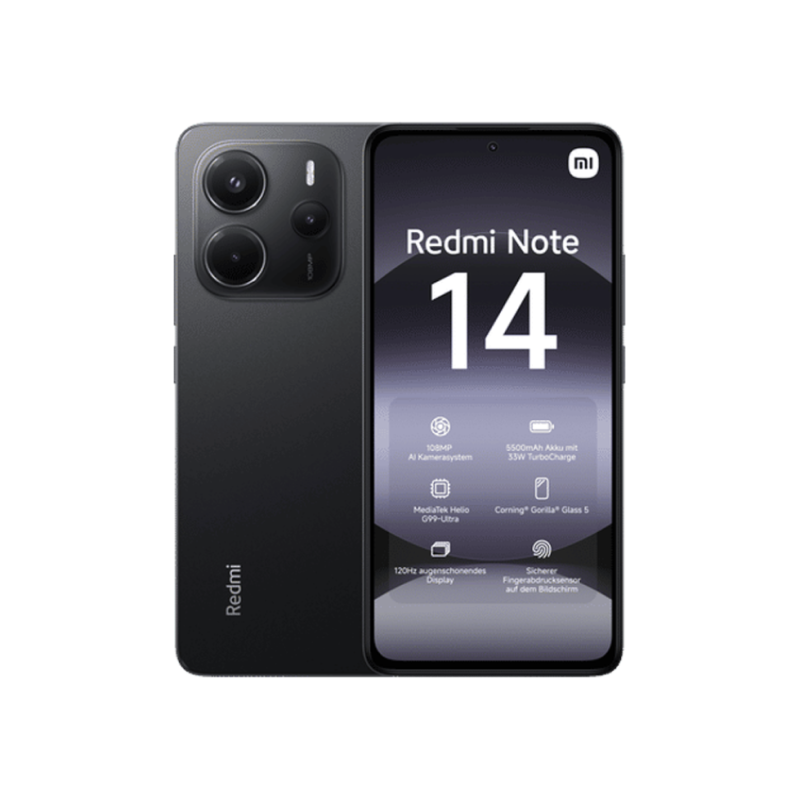 Redmi Note 14 4G 8/256 ГБ ЕС черный