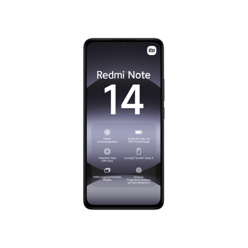 Redmi Note 14 4G 8/256 ГБ ЕС черный