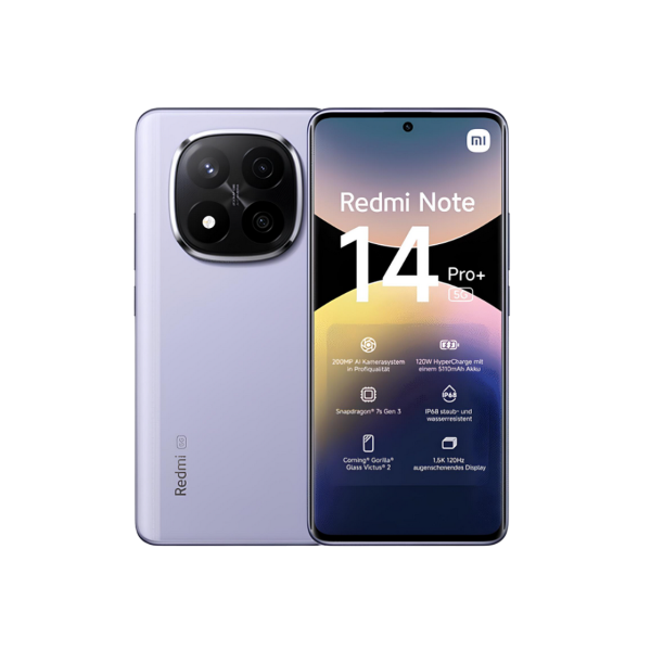 Xiaomi Redmi Note 14 Pro+ 5G 12/512GB EU Lavender Purple