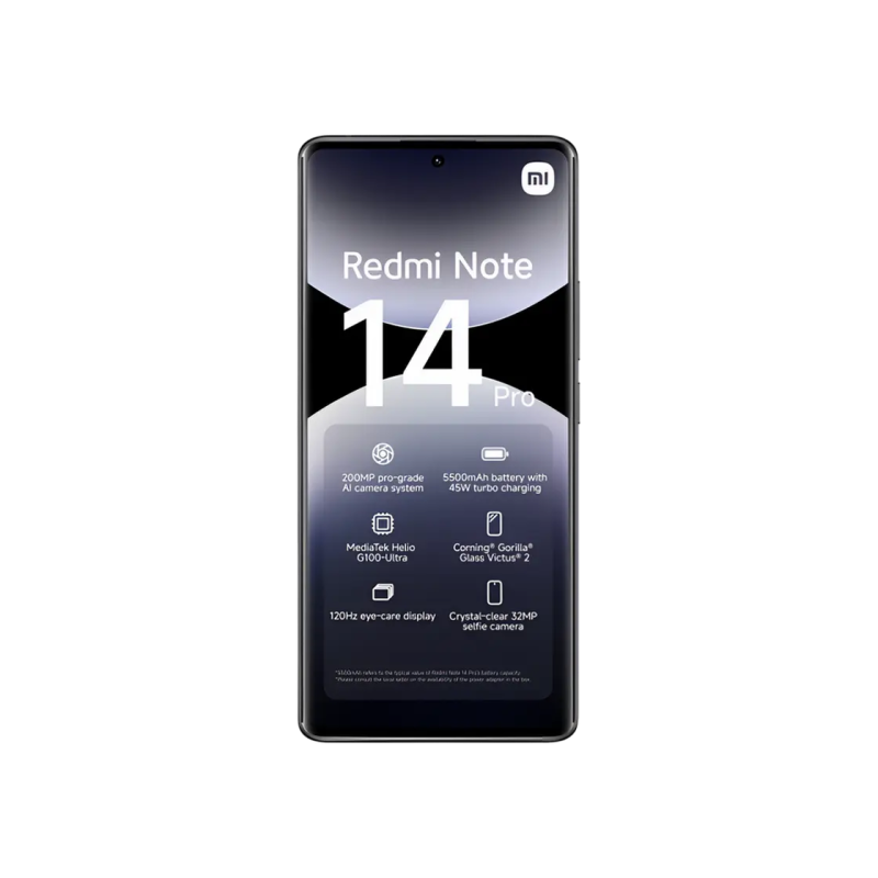 Redmi Note 14 Pro 4G 12/512 ГБ ЕС черный
