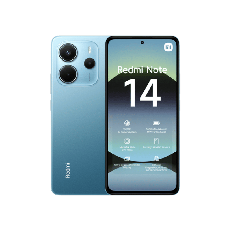 Redmi Note 14 4G 8/256 ГБ ЕС Синий