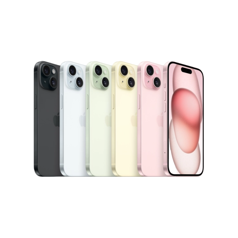 Apple iPhone 15, 128 ГБ, черный, MD