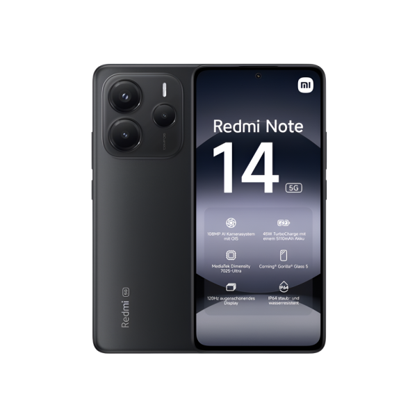Xiaomi Redmi Note 14 5G 8/256GB EU Midniht Black