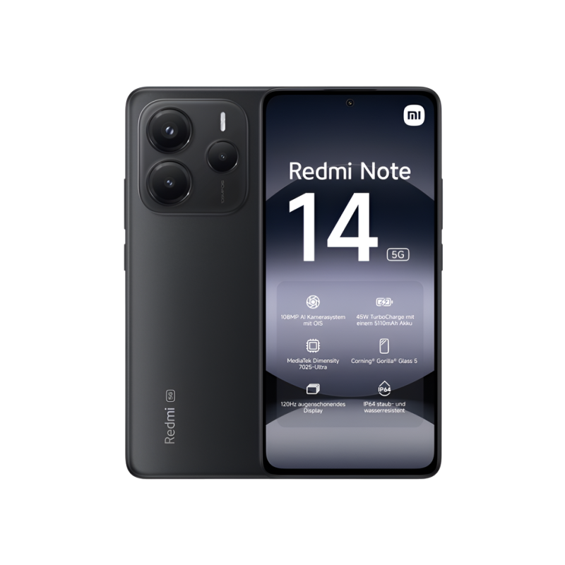 Xiaomi Redmi Note 14 5G 8/256GB EU Midniht Black