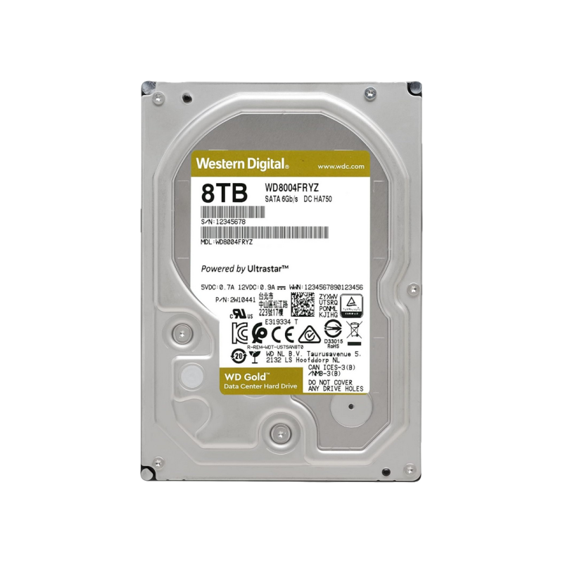 Жесткий диск 8.0TB Western Digital WD8004FRYZ Gold