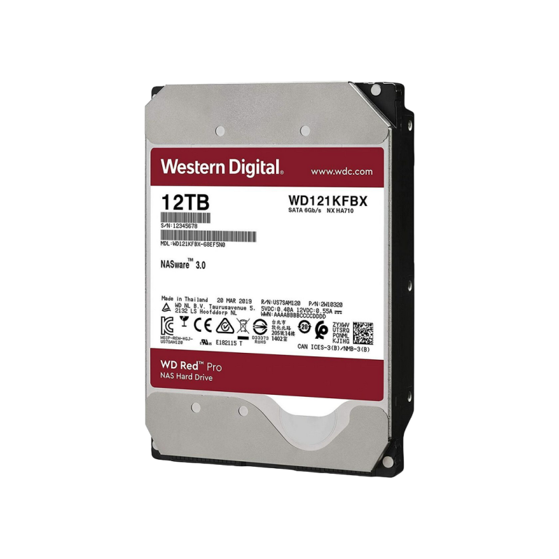 Жесткий диск 12.0TB Western Digital WD121KFBX Caviar Red PRO Enterprise NAS