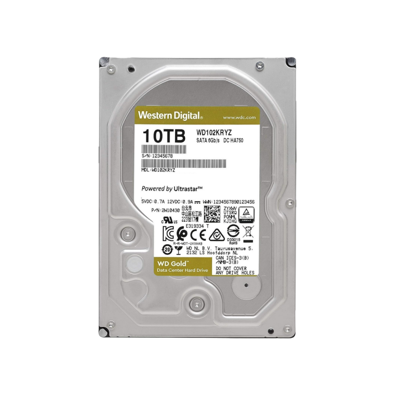 Жесткий диск 10.0TB Western Digital WD102KRYZ Gold