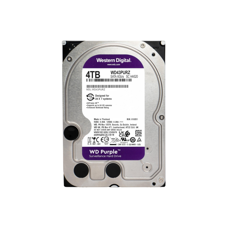 Жесткий диск 4.0TB Western Digital Purple WD43PURZ