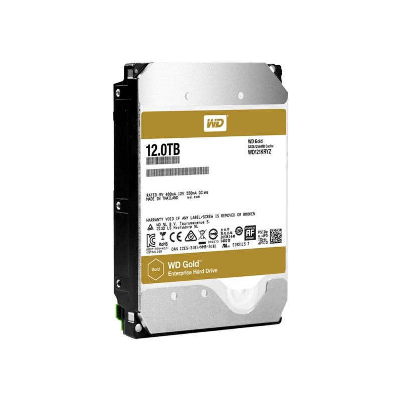 Жесткий диск 12.0TB Western Digital WD121KRYZ Gold