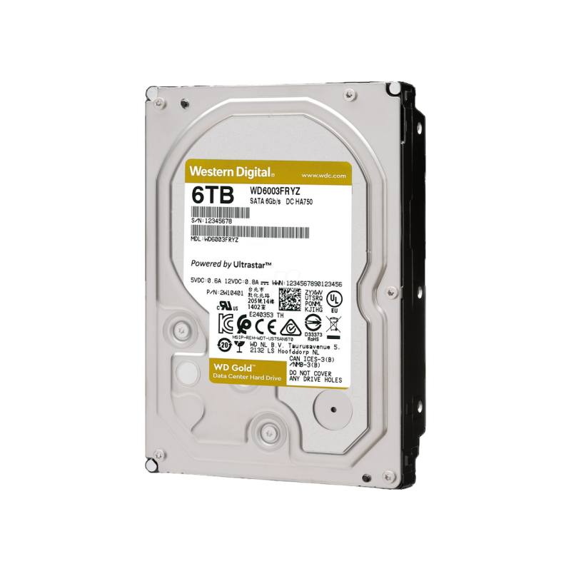 Жесткий диск 6.0TB Western Digital WD6003FRYZ Gold