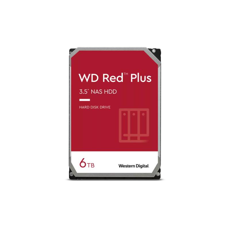 Жесткий диск 6.0TB Western Digital Red Plus WD60EFPX