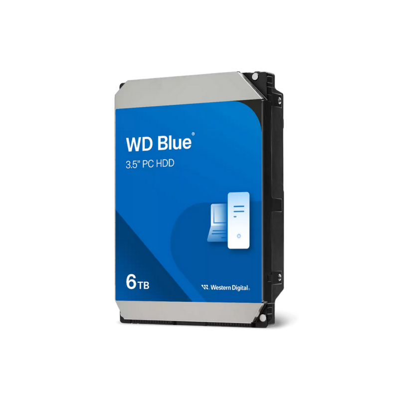 3.5" HDD 6.0TB -SATA -256MB Western Digital "Blue (WD60EZAX)&quot