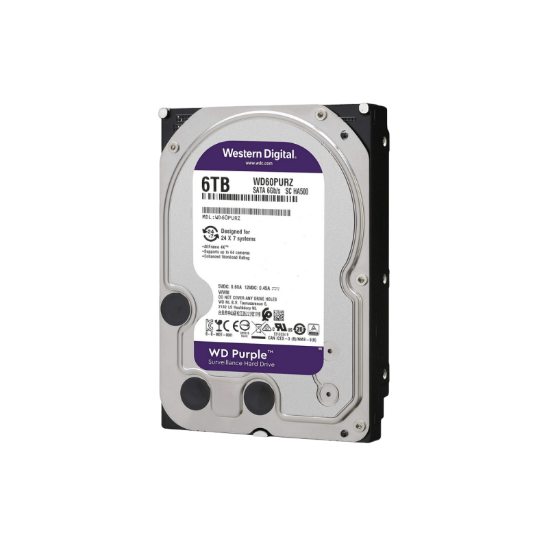 Жесткий диск 6.0TB Western Digital Purple WD64PURZ