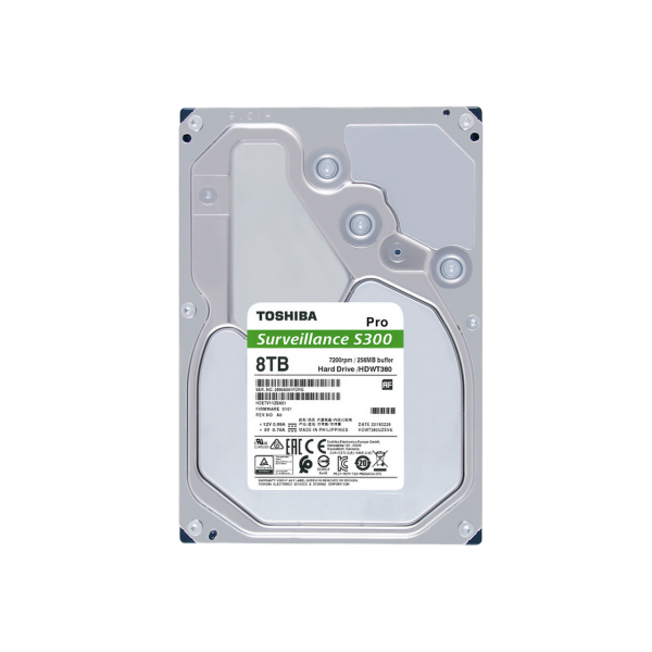HDD 8.0TB Toshiba S300 Pro Surveillance HDWT380UZSVA