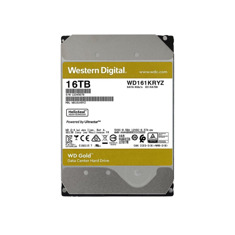 Жесткий диск 16.0TB Western Digital WD161KRYZ Gold