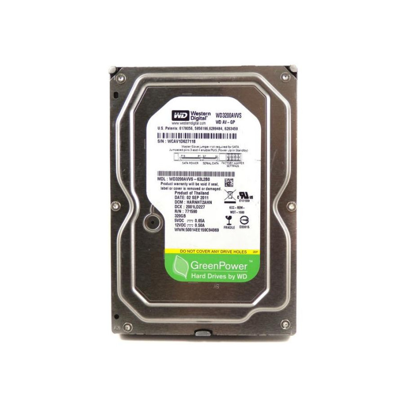 Жесткий диск 320GB Western Digital WD3200AVVS AV-GP