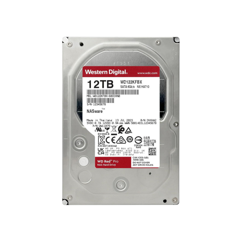 Жесткий диск 12.0TB Western Digital Red Pro WD122KFBX