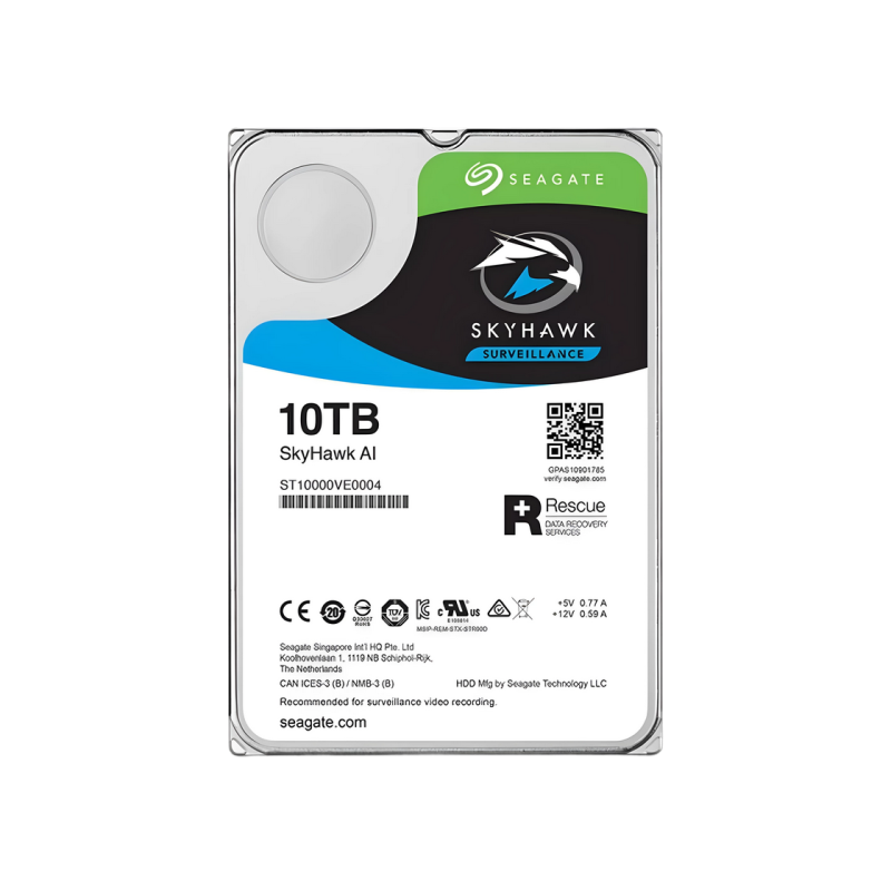 Жесткий диск 10.0TB Seagate ST10000VE001 SkyHawk AI Surveillance
