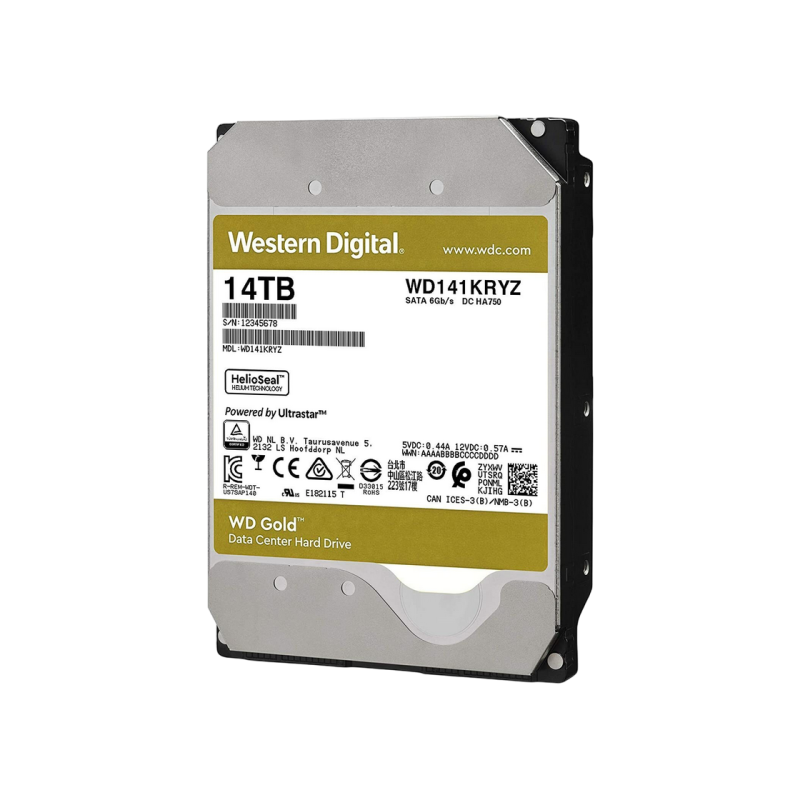 Жесткий диск 14.0TB Western Digital WD141KRYZ Gold