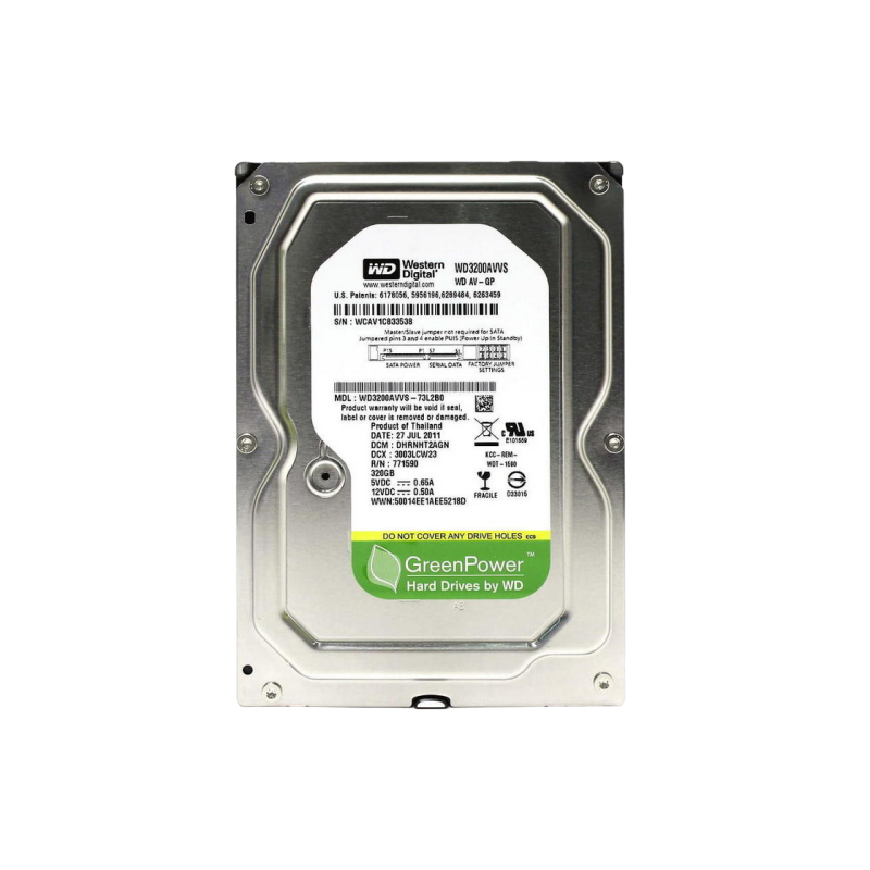 Жесткий диск 320GB Western Digital WD3200AVVS AV-GP