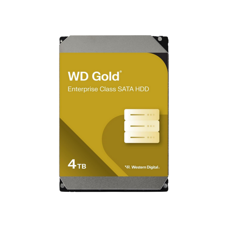 3,5-дюймовый жесткий диск 4,0 ТБ-SATA-256 МБ Western Digital "Gold (WD4004FRYZ)", Enterprise, 24/7, CMR, 7200 об/мин, 2.