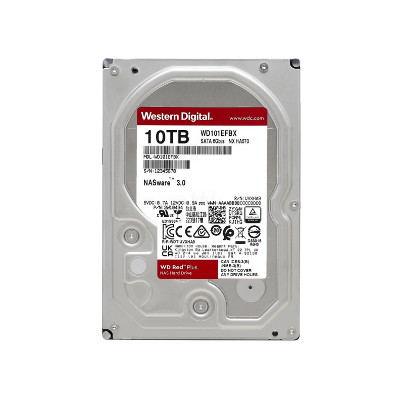 Жесткий диск 10.0TB Western Digital WD101EFBX Red Plus NAS