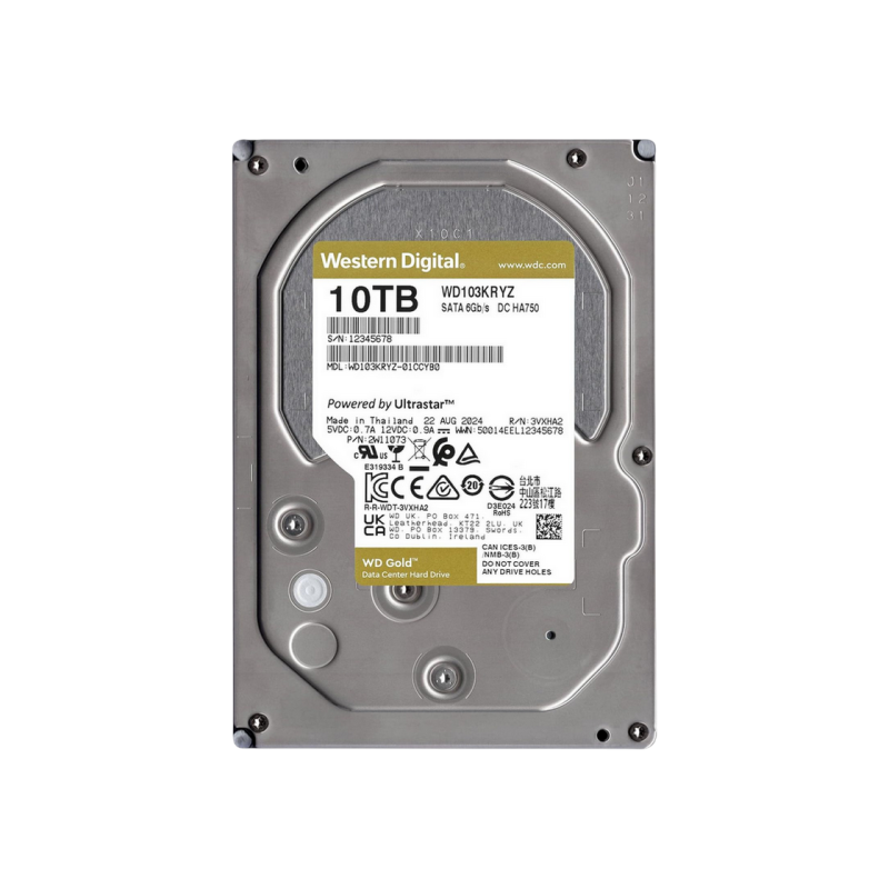 Жесткий диск 10.0TB Western Digital Gold WD103KRYZ