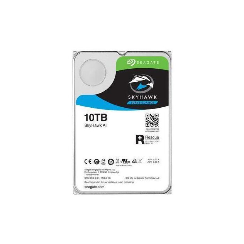 Жесткий диск 10.0TB Seagate ST10000VE001 SkyHawk AI Surveillance