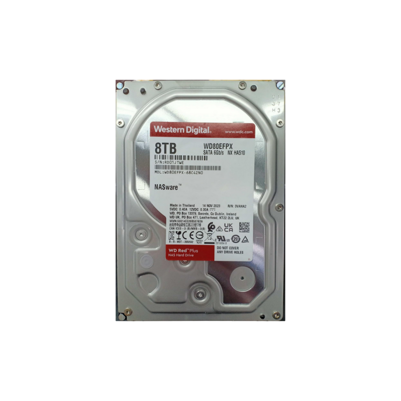 Жесткий диск 8.0TB Western Digital Red Plus WD80EFPX