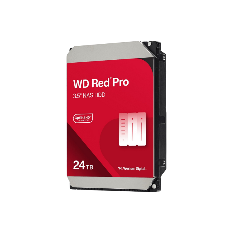 3.5" HDD 24.0TB-SATA-512MB Western Digital "Red Pro (WD241KFGX)", NAS, 24/7, CMR, 7200rpm, 2.5M (