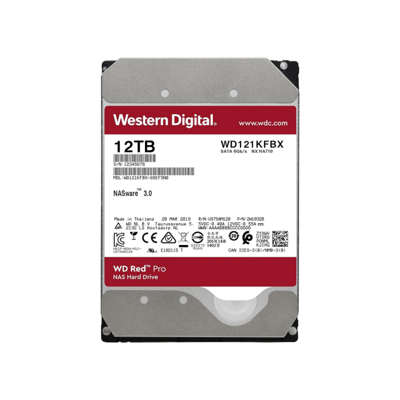 Жесткий диск 12.0TB Western Digital WD121KFBX Caviar Red PRO Enterprise NAS