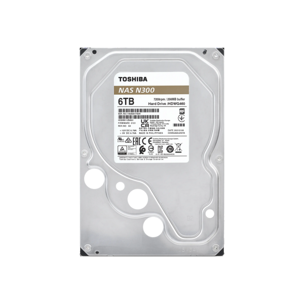 Жесткий диск 6.0TB Toshiba N300 NAS Systems HDWG460UZSVA