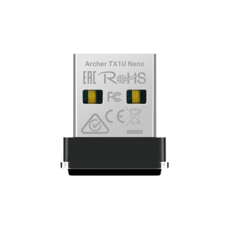 USB2.0 Nano Wi-Fi 6 Dual Band LAN Adapter TP-LINK "Archer TX1U Nano", 287Mbps