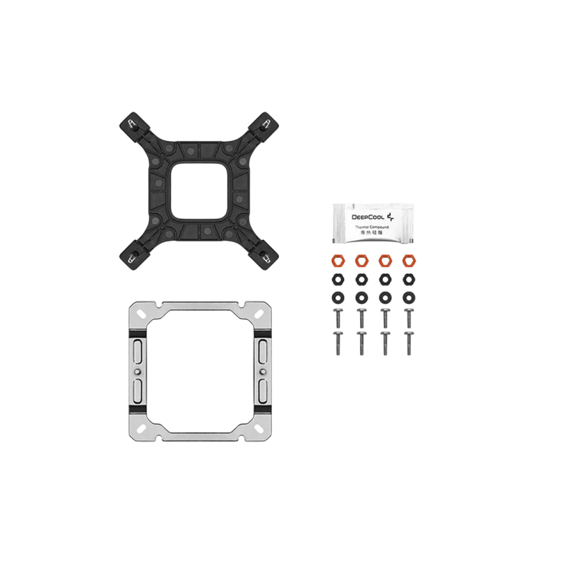 AC Deepcool "AK500S DIGITAL SE WH" (≤28dB, 500-1850RPM, 68.99 CFM, 120mm, ARGB, 5x6mm, Display, 904g.)