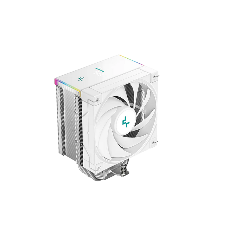 AC Deepcool "AK500S DIGITAL SE WH" (≤28dB, 500-1850RPM, 68.99 CFM, 120mm, ARGB, 5x6mm, Display, 904g.) 