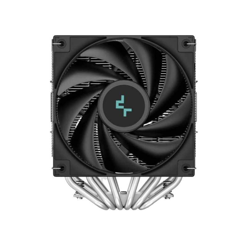 AC Deepcool "AG620 DIGITAL" (<29,4 дБА, 300-1950 об/мин, 67,88 куб. футов в минуту, 2x120 мм, ARGB, 260 Вт, 6x6 мм, дисплей, 1370 г)