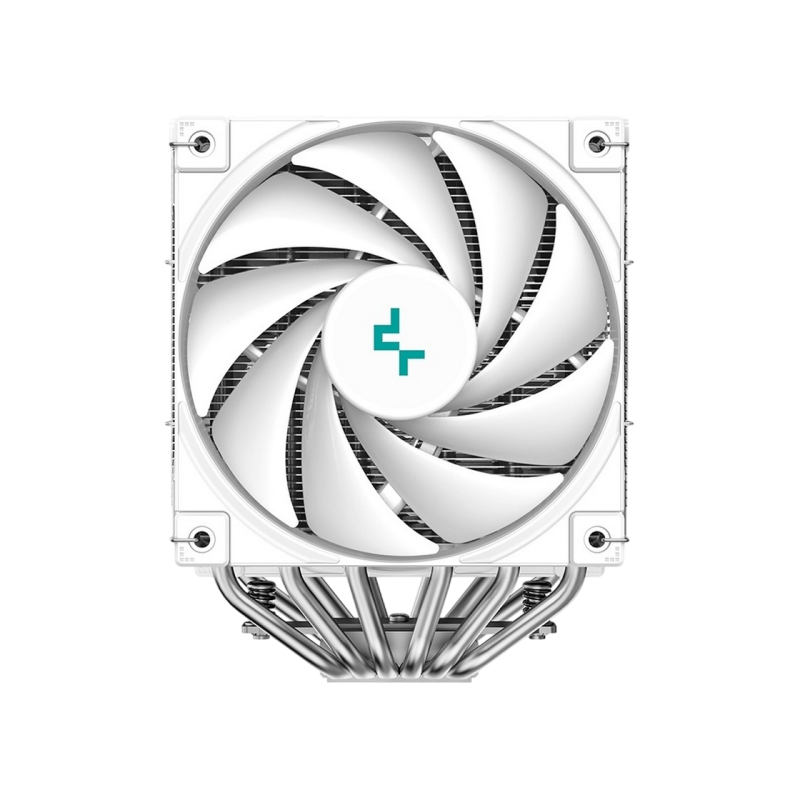 AC Deepcool "AK620 DIGITAL WH" (≤28 dB, 500-1850RPM, 68.99 CFM, 2x120mm, ARGB, 260W, 6x6mm, Display,